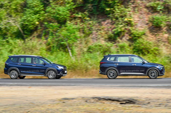 Maruti Suzuki XL6 vs Kia Carens comparison: six-seat showdown